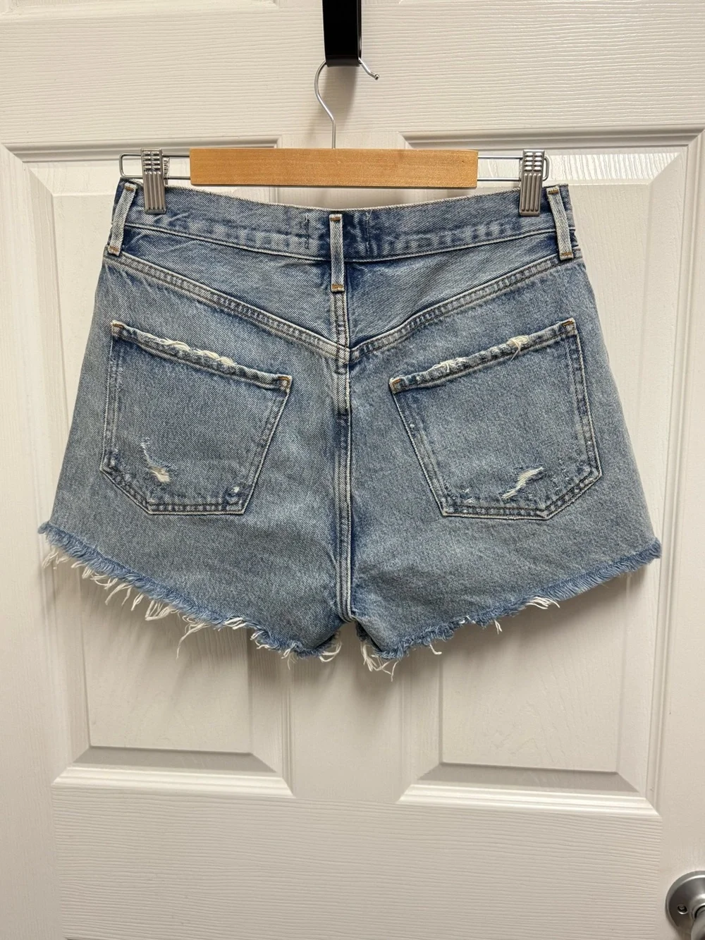 Agolde Denim Cut Off Shorts